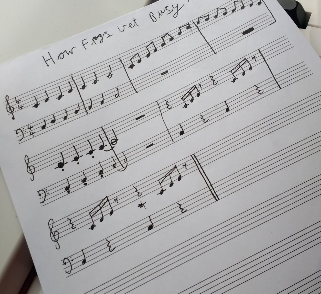 Composition: How Frogs Get Busy